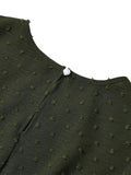 Ladies Round Neck Lace Daily Short Dress 233LQ53576-SN18 - SWEETKAMA
