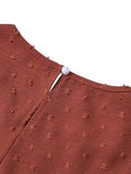 Ladies Round Neck Lace Daily Short Dress 233LQ53576-SN18 - SWEETKAMA