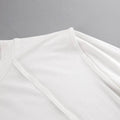 Ladies Round Neck Slim Fit Daily Casual Blouse TX1372 - SWEETKAMA