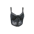 Ladies Sexy Floral Lace Wrinkle Cup Corset M09492 - SWEETKAMA