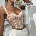 Ladies Sexy Lace V-Neck Corset K0314 - SWEETKAMA