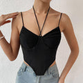 Ladies Sexy Mesh Slim Fit Halter Corset M60209 - SWEETKAMA