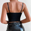 Ladies Sexy Rose Embroidery See Sheer Corset M60369 - SWEETKAMA