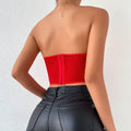 Ladies Sexy Rose Lace Strapless Corset M09434 - SWEETKAMA