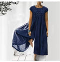 Ladies Short Sleeves Overalls Loose Daily Jumpsuit 2385 - SWEETKAMA