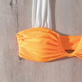 Ladies Shoulder Straps Color Block Bikini Set 4031 - SWEETKAMA