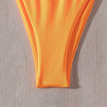 Ladies Shoulder Straps Color Block Bikini Set 4031 - SWEETKAMA
