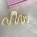 Ladies Simple Casual Wave Shaped Hair Claw Clip SKAJ074 - SWEETKAMA