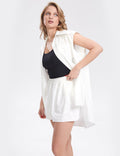 Ladies Sleevesless Botton Down Top Shorts 2PCS Set SKST280 - SWEETKAMA