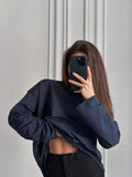 Ladies Solid Color Drop Shoulder T-Shirt TX0027 - SWEETKAMA