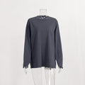 Ladies Solid Color Drop Shoulder T-Shirt TX0027 - SWEETKAMA