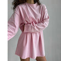 Ladies Solid Color Drop Shoulder T-Shirt TX0027 - SWEETKAMA