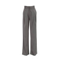 Ladies Solid Color High Waist Wide Leg Pants C-K6029 - SWEETKAMA