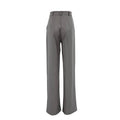 Ladies Solid Color High Waist Wide Leg Pants C-K6029 - SWEETKAMA