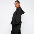 Ladies Solid Color Hoodie and Pants Sets 211337 - SWEETKAMA