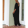 Ladies Solid Color Long Sleeves Jumpsuit ZL1186 - SWEETKAMA