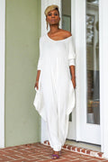 Ladies Solid Color Long Sleeves Jumpsuit ZL1186 - SWEETKAMA