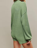 Ladies Solid Color Long Sleeves Sweater Romper SKJ516 - SWEETKAMA