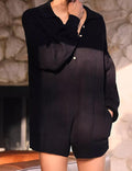 Ladies Solid Color Long Sleeves Sweater Romper SKJ516 - SWEETKAMA
