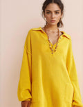 Ladies Solid Color Long Sleeves Sweater Romper SKJ516 - SWEETKAMA