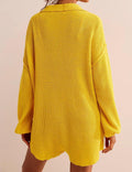 Ladies Solid Color Long Sleeves Sweater Romper SKJ516 - SWEETKAMA