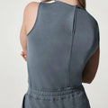 Ladies Solid Color Overall Sleeveless Daily Jumpsuit 23100 - SWEETKAMA