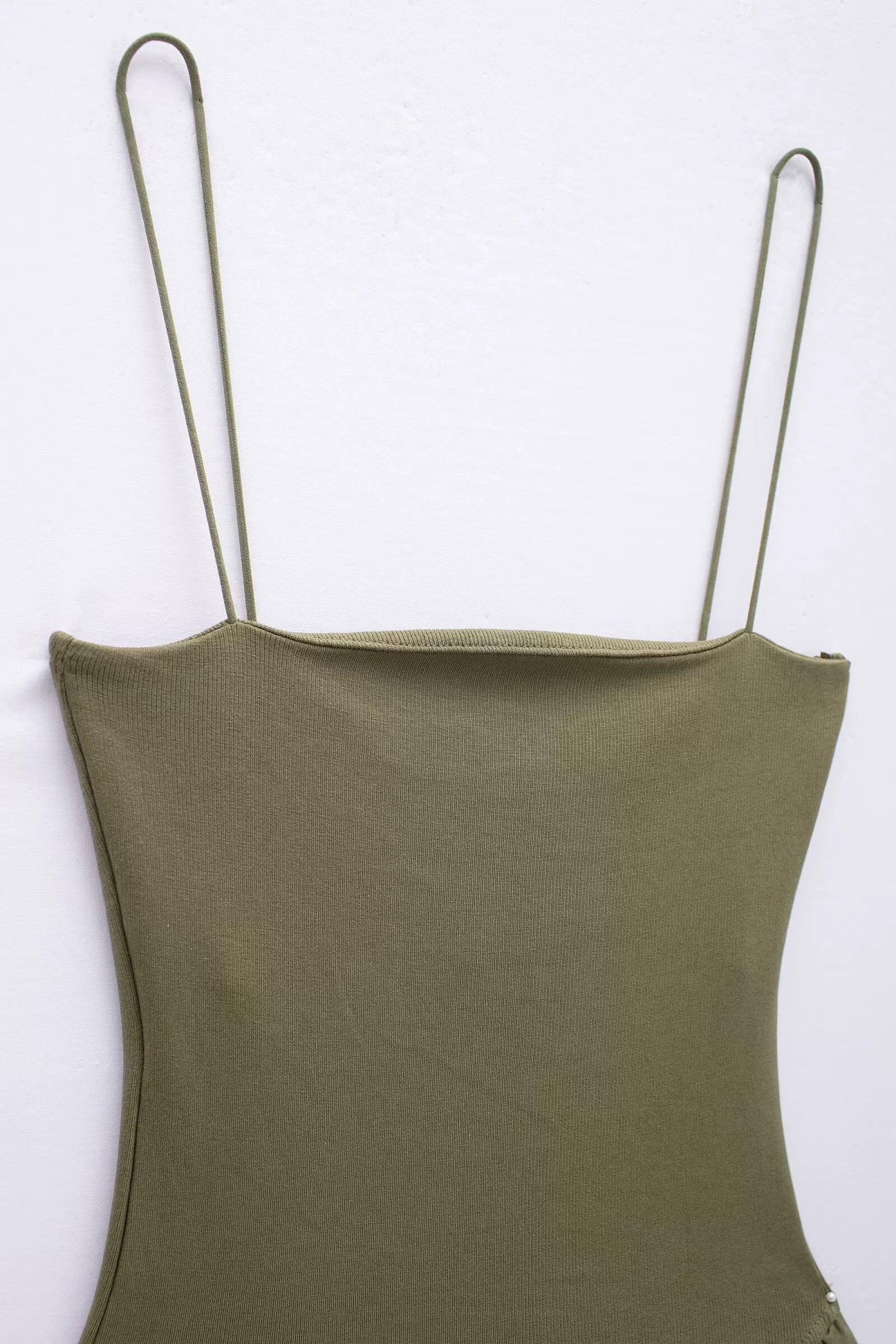 Ladies Solid Color Puff Mini Dress 4174 - SWEETKAMA