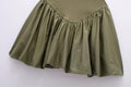 Ladies Solid Color Puff Mini Dress 4174 - SWEETKAMA