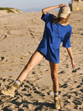 Ladies Solid Color Short Sleeves Romper EKBI - SWEETKAMA