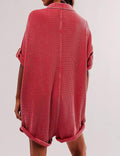 Ladies Solid Color Short Sleeves Romper SKJ518 - SWEETKAMA