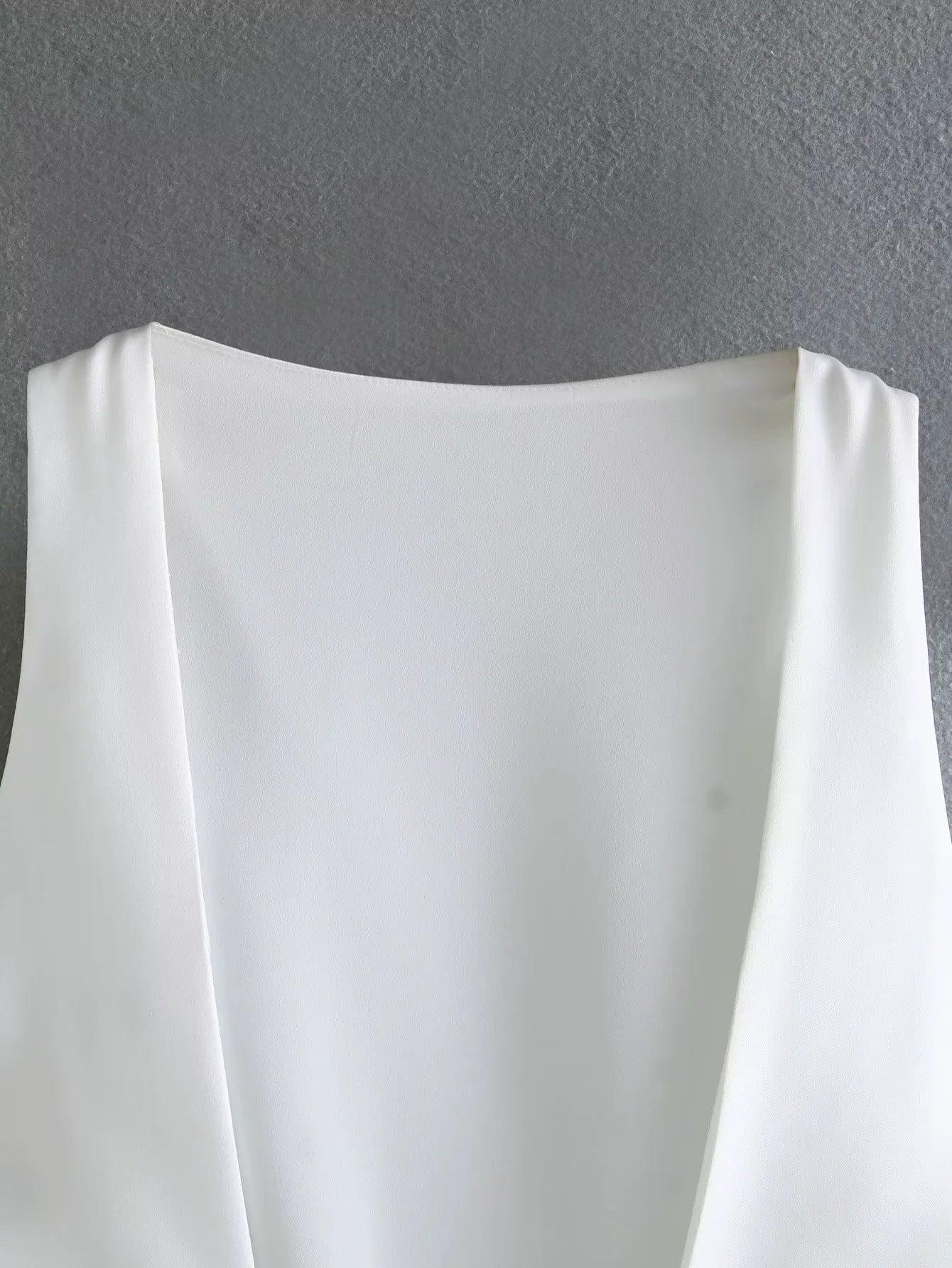 Ladies Solid Color Stain Tie Back Crop Top 2650 - SWEETKAMA