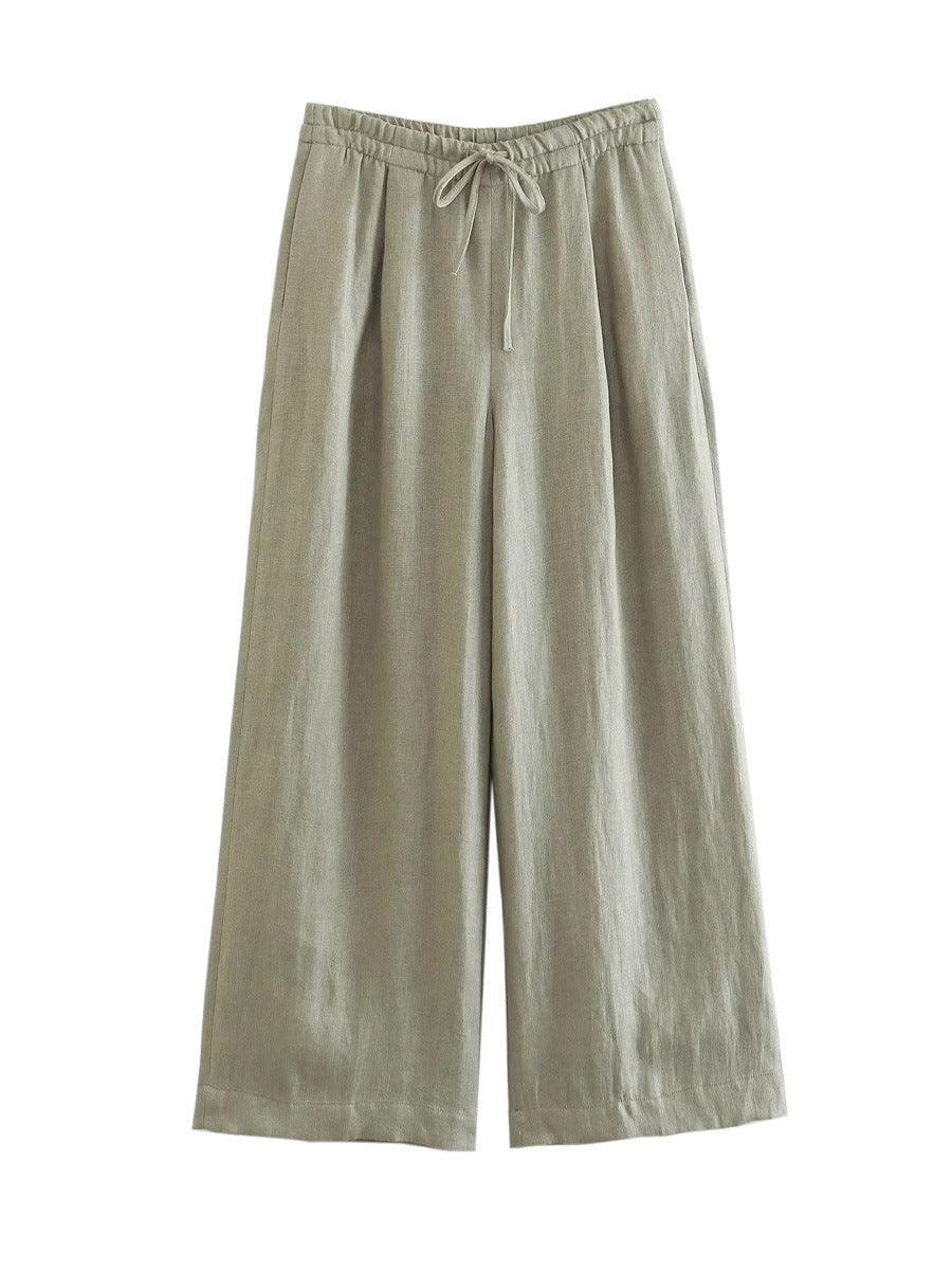 Ladies Solid Color Suit Vest and Pants Sets 7747 - SWEETKAMA