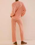 Ladies Solid Color Sweater and Pants Set SKST469 - SWEETKAMA