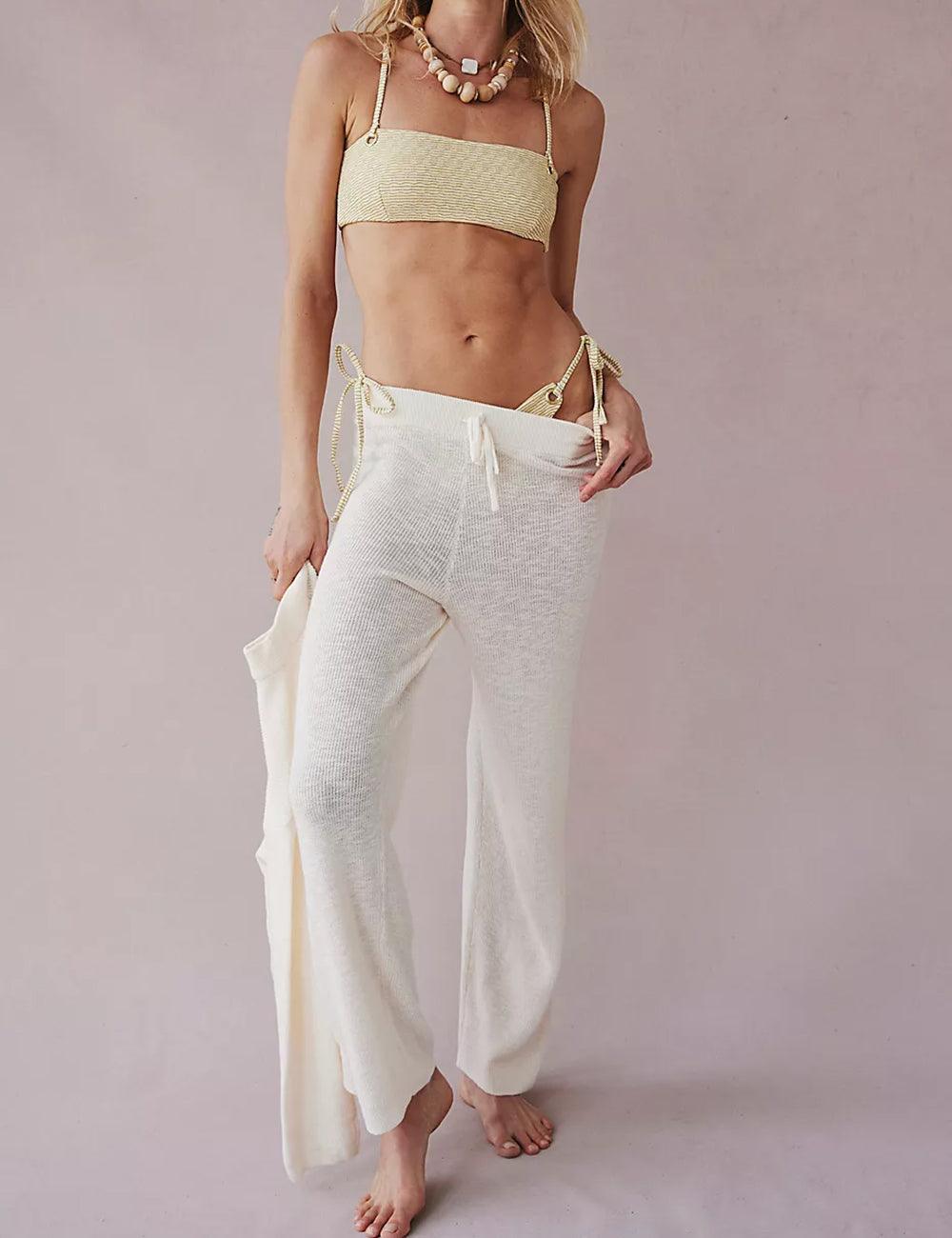 Ladies Solid Color Sweater and Pants Set SKST469 - SWEETKAMA