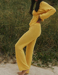 Ladies Solid Color Sweater and Pants Set SKST469 - SWEETKAMA