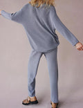 Ladies Solid Color Sweater and Pants Set SKST469 - SWEETKAMA