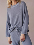 Ladies Solid Color Sweater and Pants Set SKST469 - SWEETKAMA