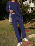 Ladies Solid Color Sweater and Pants Set SKST469 - SWEETKAMA