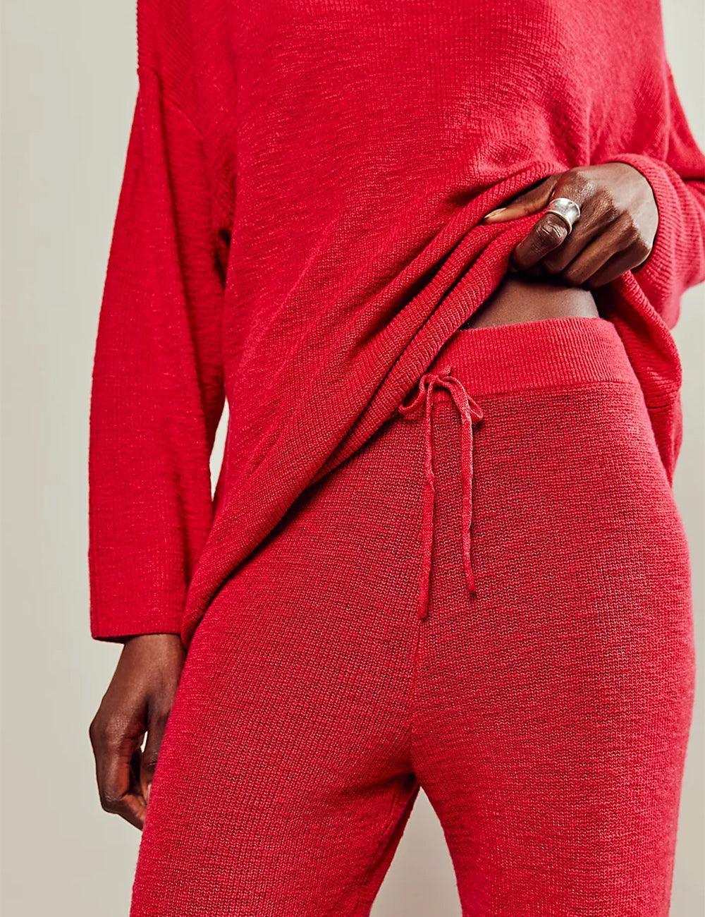 Ladies Solid Color Sweater and Pants Set SKST469 - SWEETKAMA