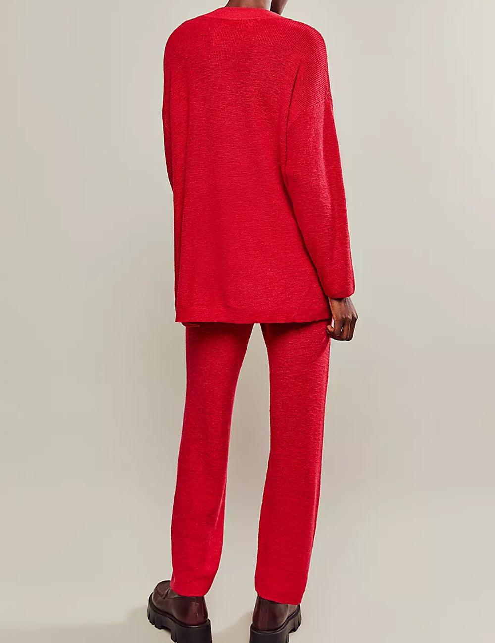 Ladies Solid Color Sweater and Pants Set SKST469 - SWEETKAMA