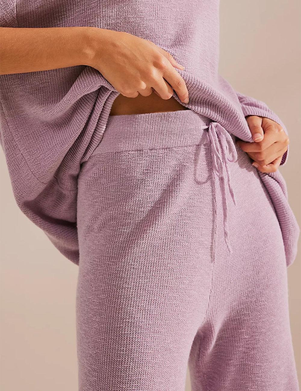 Ladies Solid Color Sweater and Pants Set SKST469 - SWEETKAMA