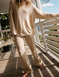 Ladies Solid Color Sweater and Pants Set SKST469 - SWEETKAMA