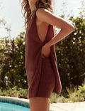 Ladies Solid Color Sweater Vest and Shorts Sets SKST512 - SWEETKAMA