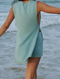 Ladies Solid Color Sweater Vest and Shorts Sets SKST512 - SWEETKAMA