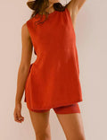 Ladies Solid Color Sweater Vest and Shorts Sets SKST512 - SWEETKAMA