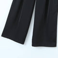 Ladies Solid Color Top and Pant Set Daily Set FKW0609 - SWEETKAMA