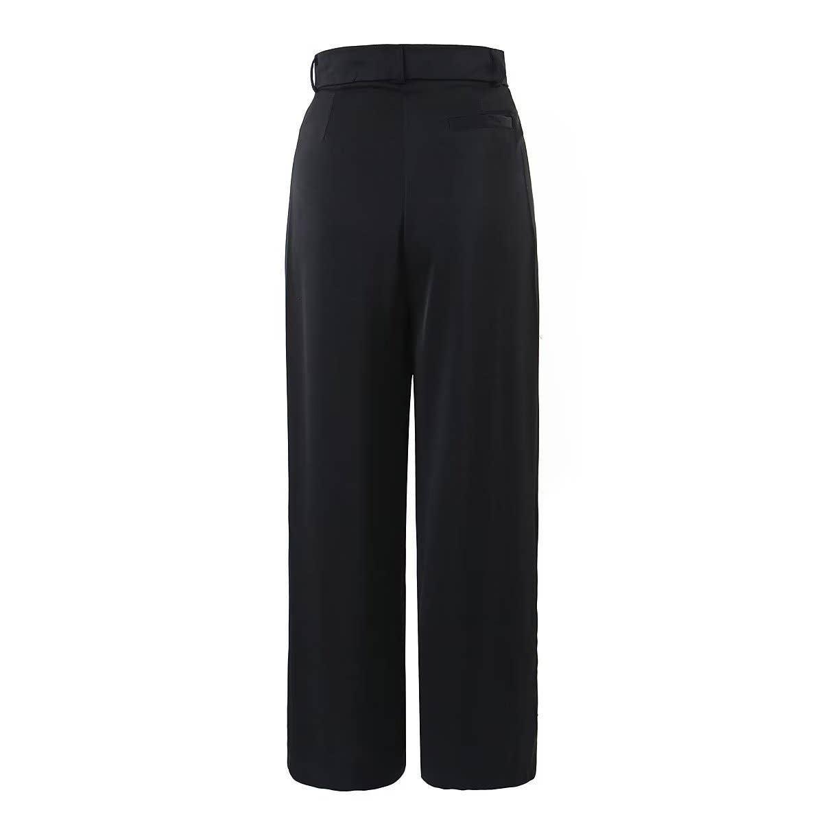 Ladies Solid Color Top and Pant Set Daily Set FKW0609 - SWEETKAMA