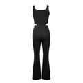 Ladies Solid Color Top and Pant Set Daily Set FY010 - SWEETKAMA