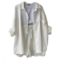 Ladies Solid Color Top and Short Set Daily Set 23109 - SWEETKAMA