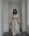 Ladies Solid Color Top & Skirt Set Daily Set TZ8015 - SWEETKAMA